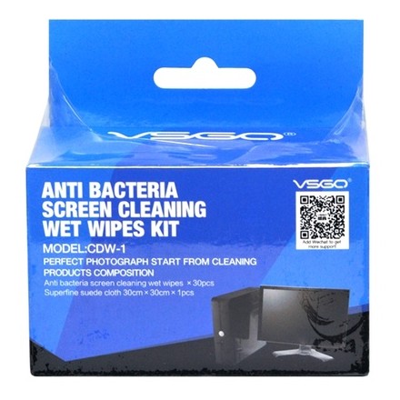 VSGO Anti Bacteria screen cleaning wet wipes kit (CDW-1)
