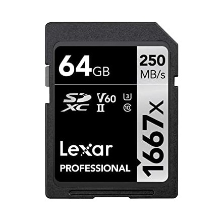 Lexar Professional SD 64GB SDXC-UHS-II Class 10