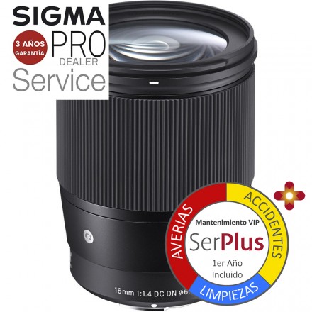 Sigma 16mm F-1.4 DC DN Contemporary Sony E