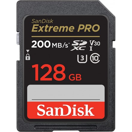 Sandisk 128GB Extreme PRO SDXC UHS-I Card