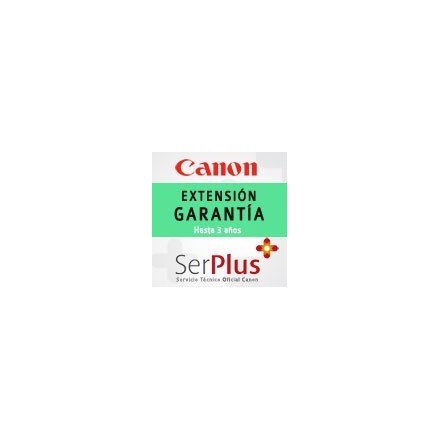 Garantía Canon Serplus3 Verde