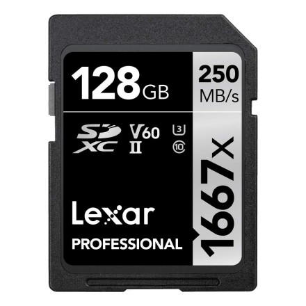 Lexar Professional SD 128GB - 1667x (LSD128CB1667)
