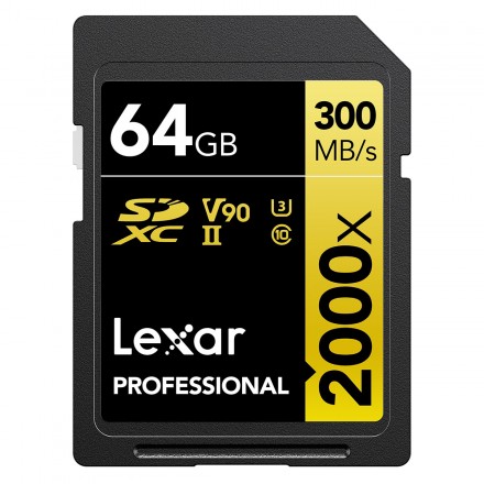 Lexar Professional SDXC 64GB - 2000x