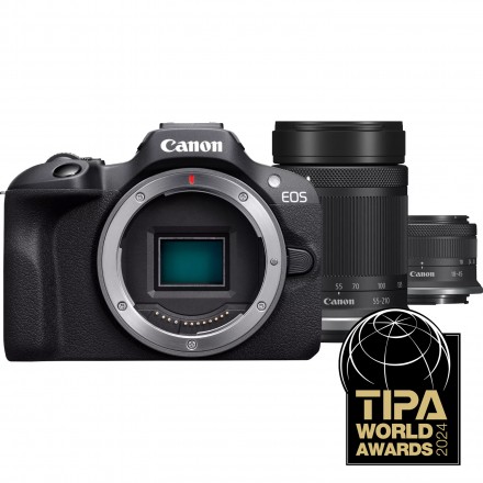 Canon EOS R-100 + RF S 18/45 IS STM