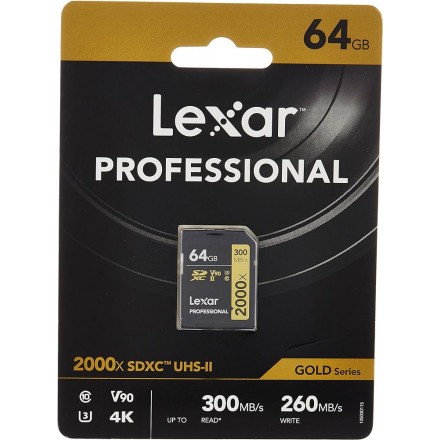 Lexar Professional 64GB 300 MB/s - 260 MB/s - 2000x