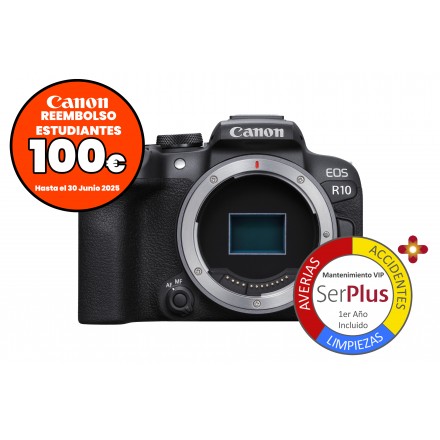 Canon EOS-R10 (Cuerpo) + MT Adaptador EF-EOS R