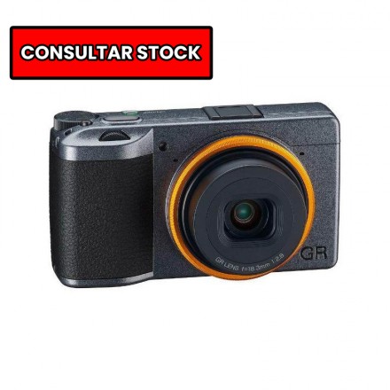 RICOH GR III Street Edition (2 Bat. + Case GC9 + Aro orange)
