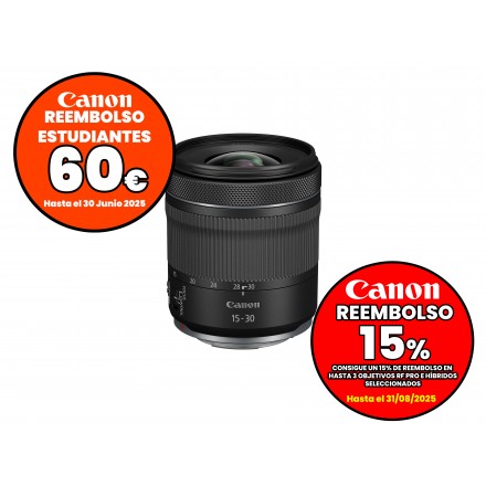 Canon RF 15/30 F-4.5-6.3 IS STM