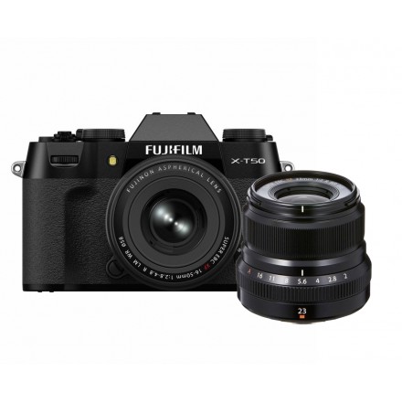 Fujifilm X-T50 + 16/50 LM WR + XF 23mm F-2 R WR